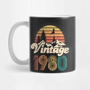 40th birthday gifts for men and women 1980 gift 40 years old Mug